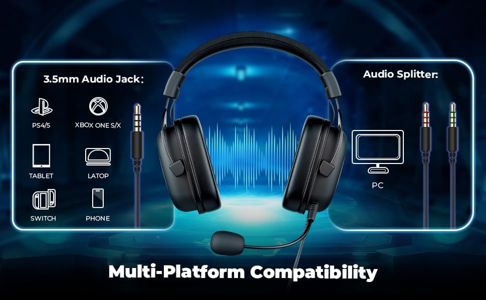 Headphone Fone de Ouvido Havit HV-H2002d, Gamer com Microfone