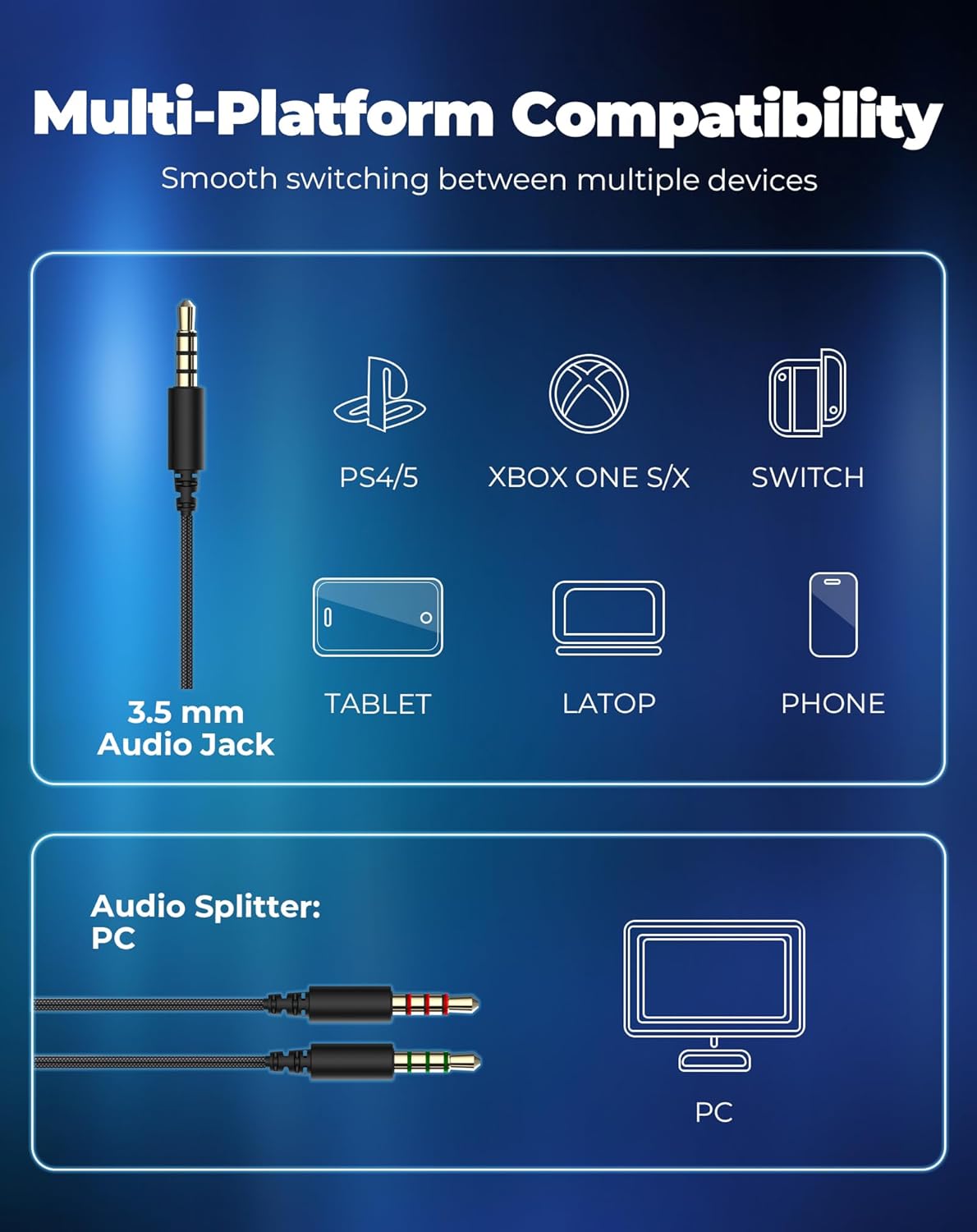 Headphone Fone de Ouvido Havit HV-H2002d, Gamer com Microfone