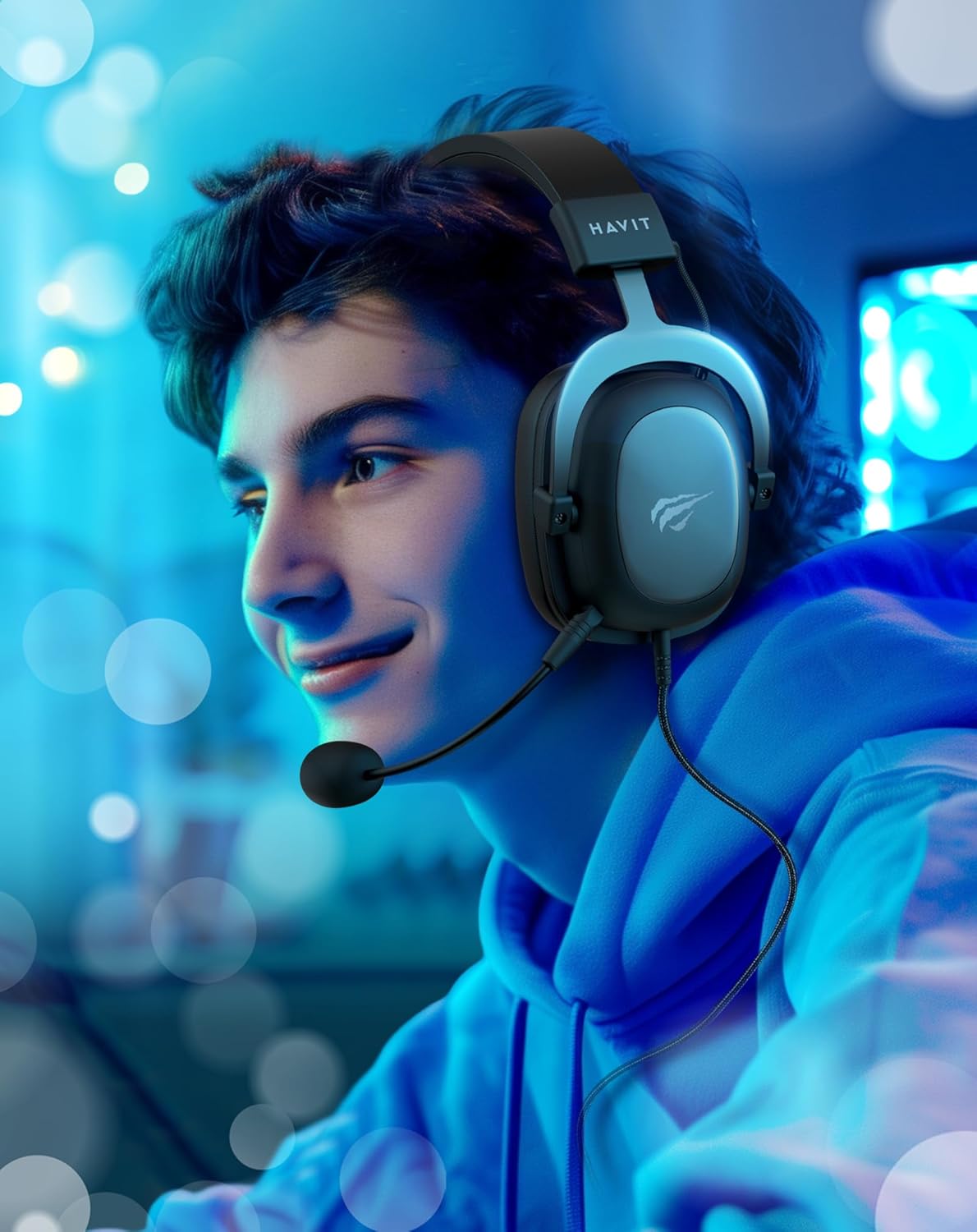 Headphone Fone de Ouvido Havit HV-H2002d, Gamer com Microfone